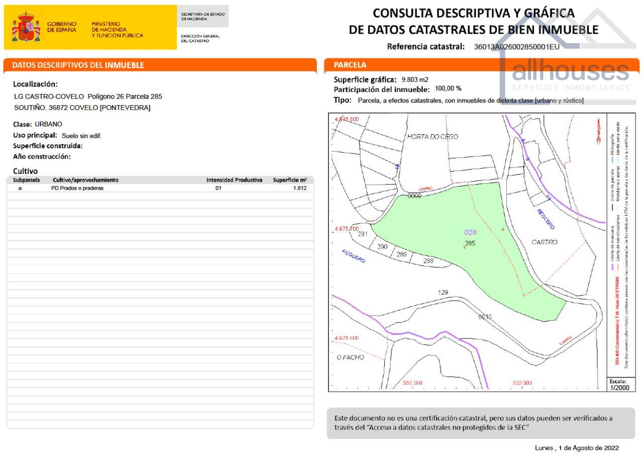 DESCRIPTIVA CATASTRAL